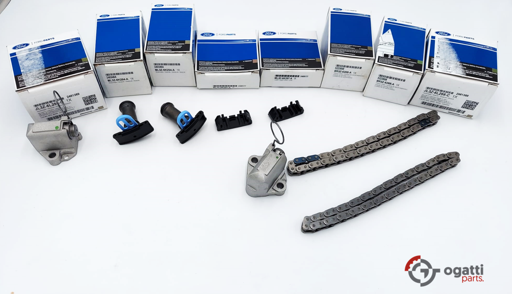 Brand New OEM Timing Chain Kit 5.0L COYOTE 32V DOHC, 2017- 8 Pieces, Engine Repair Kit (OG-60-5.0LC-8-1) - Imagen 4