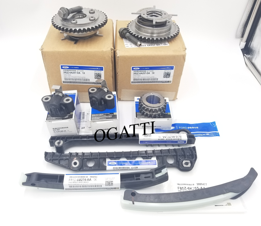Brand New OEM Timing Chain Guides 5.4L V8, 9 Pieces, Engine Repair Kit (OG-60-5.4L-9-2) - Imagen 2