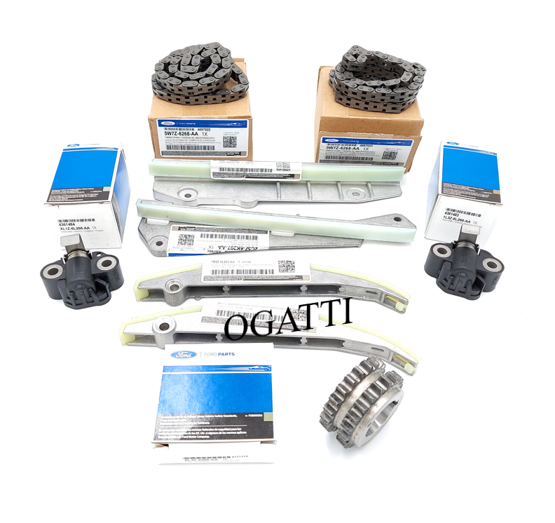 Brand New OEM Timing Chain 4.6L V8, 32V DOHC 2002-2005 9 Pieces, Engine Repair Kit (OG-60-4.6L-9-4) - Imagen 3
