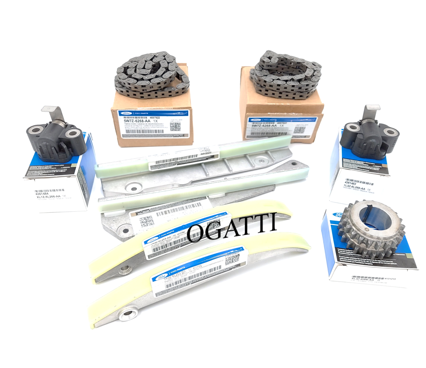 Brand New OEM Timing Chain 4.6L V8, 32V DOHC 2002-2005 9 Pieces, Engine Repair Kit (OG-60-4.6L-9-4)