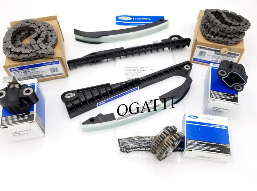 Brand New OEM Timing Chain Guides 5.4L V8, 9 Pieces, Engine Repair Kit (OG-60-5.4L-9-1) - Imagen 2