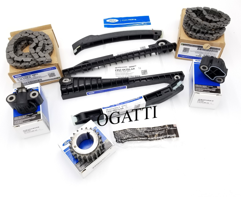 Brand New OEM Timing Chain Guides 5.4L V8, 9 Pieces, Engine Repair Kit (OG-60-5.4L-9-1) - Imagen 4