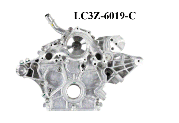Brand New OEM Cover Cylinder Front 7.3L 2V DEVCT PFI V8 GAS E-150-450, F-250-550SD, F-53, F-650-750 LC3Z-6019-C|LC3Z-6019-A