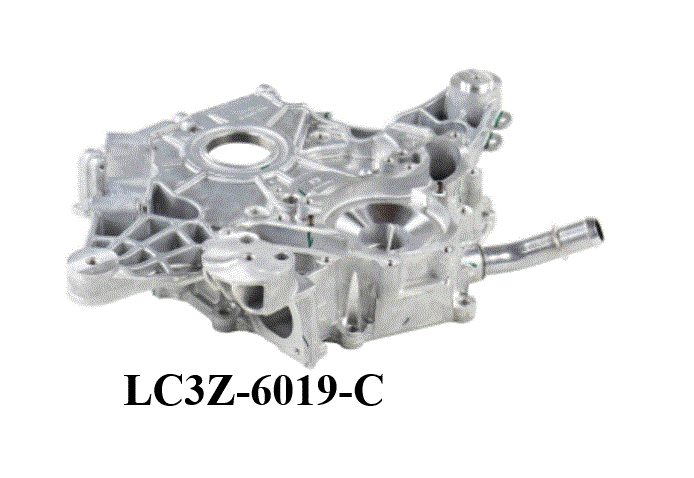 Brand New OEM Cover Cylinder Front 7.3L 2V DEVCT PFI V8 GAS E-150-450, F-250-550SD, F-53, F-650-750 LC3Z-6019-C|LC3Z-6019-A - Imagen 3