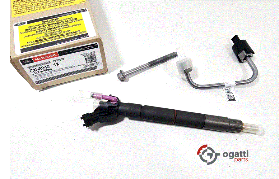 BRAND NEW KIT - FUEL INJECTOR, REMANUFACTURED OEM FUEL INJECTION NOZZLE FORD F250-550 F-650-750 LC3Z-9H529-B CN-6040 - Imagen 3