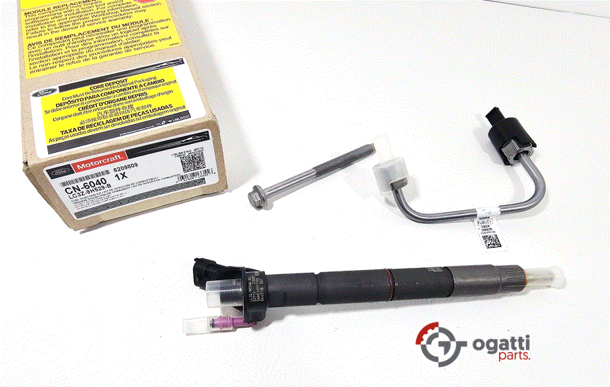 BRAND NEW KIT - FUEL INJECTOR, REMANUFACTURED OEM FUEL INJECTION NOZZLE FORD F250-550 F-650-750 LC3Z-9H529-B CN-6040 - Imagen 4