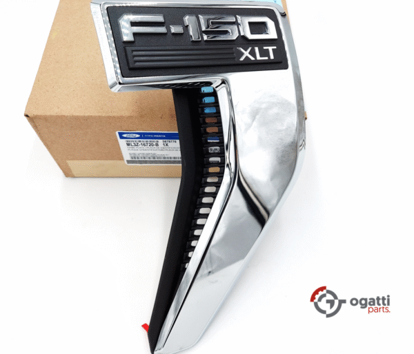 Brand New OEM Emblem fender F-150 XLT Chrome Version 2021 Passenger SIDE RH ML3Z-16720-B