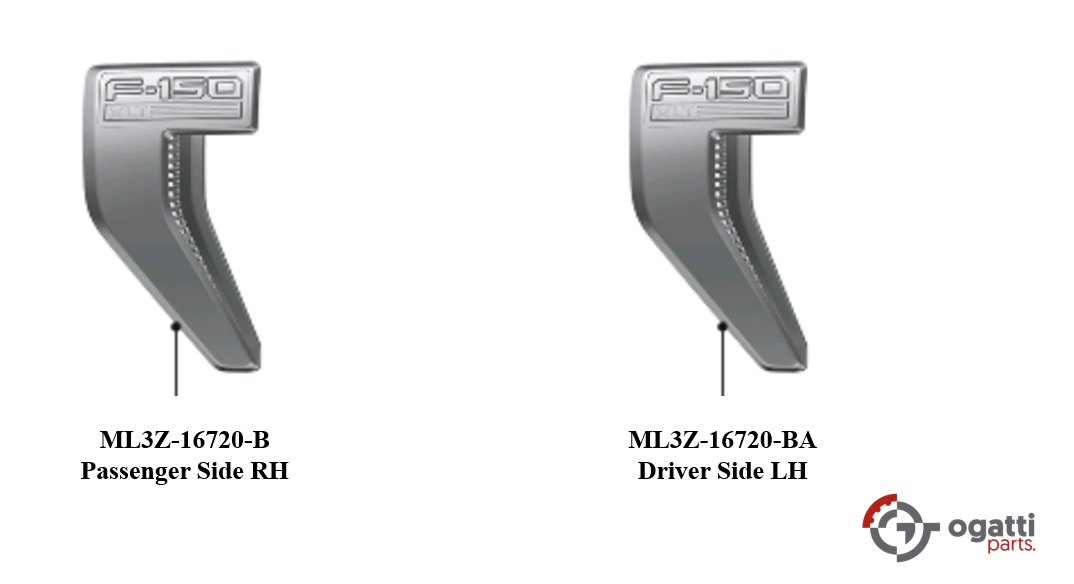 Brand New OEM NAME PLATE F-150 XLT 2021 KIT RH-LH (OG-F150-2020-2-2) - Imagen 4