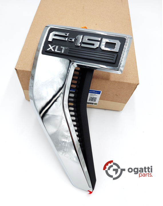 Brand New OEM Emblem fender F-150 XLT Chrome Version 2021 DRIVER SIDE LH ML3Z-16720-BA