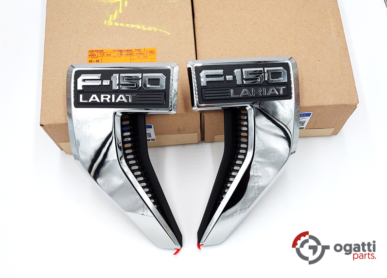 Brand New OEM NAME PLATE F-150 LARIAT 2021 KIT RH-LH (OG-F150-2020-2-4) - Imagen 3