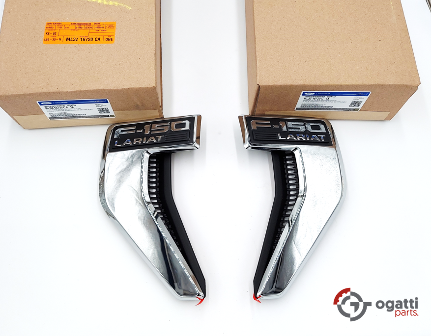 Brand New OEM NAME PLATE F-150 LARIAT 2021 KIT RH-LH (OG-F150-2020-2-4)