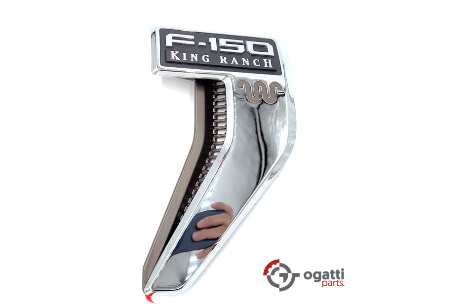 Brand New OEM Emblem fender F-150 KING RANCH Version in CHROME 2021 Passenger SIDE RH ML3Z-16720-E