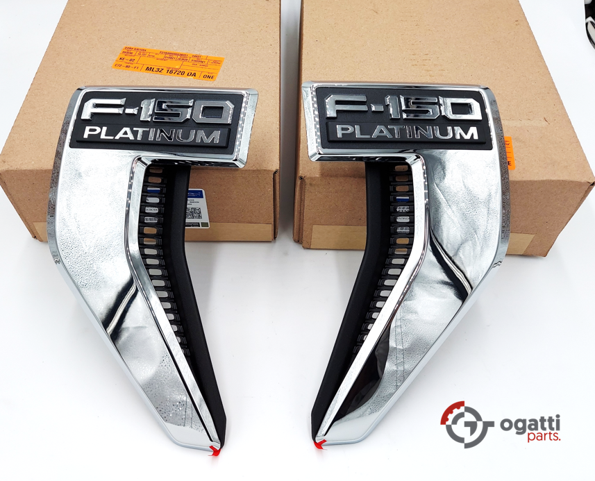 Brand New OEM NAME PLATE F-150 Platinum 2021 KIT RH-LH (OG-F150-2020-2-6)