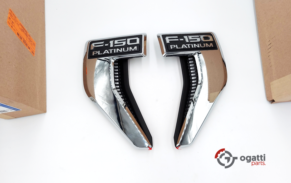 Brand New OEM NAME PLATE F-150 Platinum 2021 KIT RH-LH (OG-F150-2020-2-6) - Imagen 3