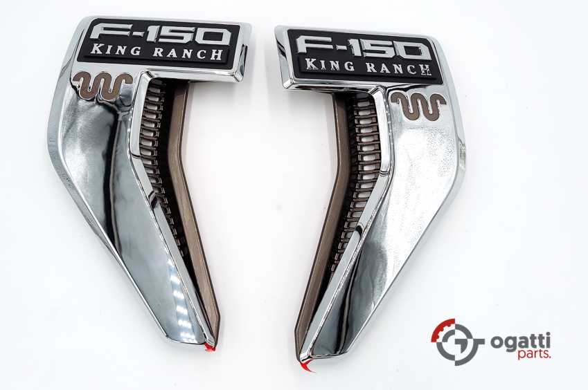 Brand New OEM NAME PLATE F-150 King Ranch 2021 KIT RH-LH (OG-F150-2020-2-7) - Imagen 6