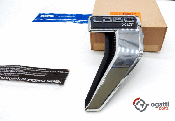 Brand New OEM Emblem fender F-150 LOBO XLT Version in Chrome 2021 Passenger SIDE RH ML3Z-16720-F