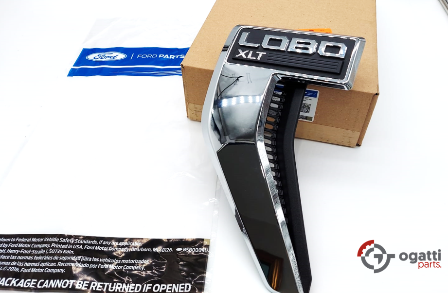 Brand New OEM Emblem fender F-150 LOBO XLT Version in Chrome 2021 DRIVER SIDE LH ML3Z-16720-FA
