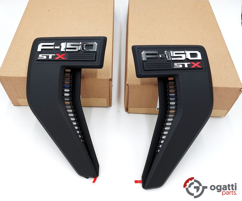 Brand New OEM NAME PLATE F-150 STX Version 2021 KIT RH-LH (OG-F150-2020-2-9) - Imagen 2
