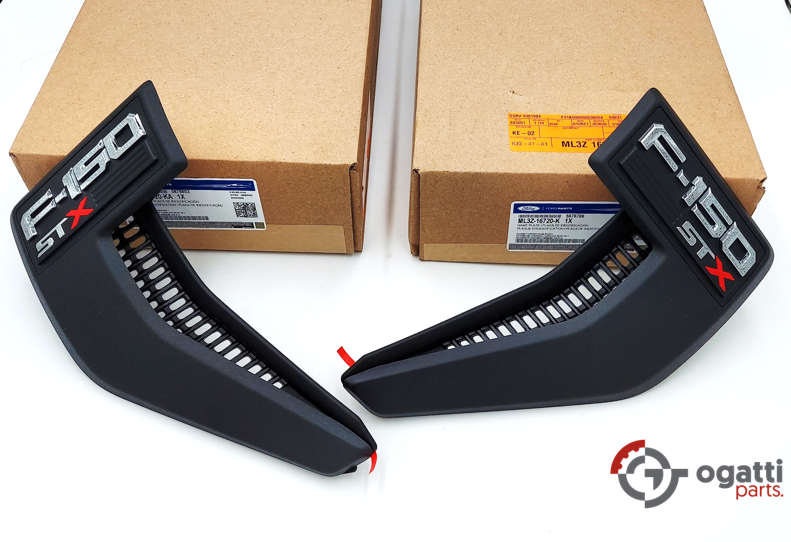 Brand New OEM NAME PLATE F-150 STX Version 2021 KIT RH-LH (OG-F150-2020-2-9) - Imagen 3