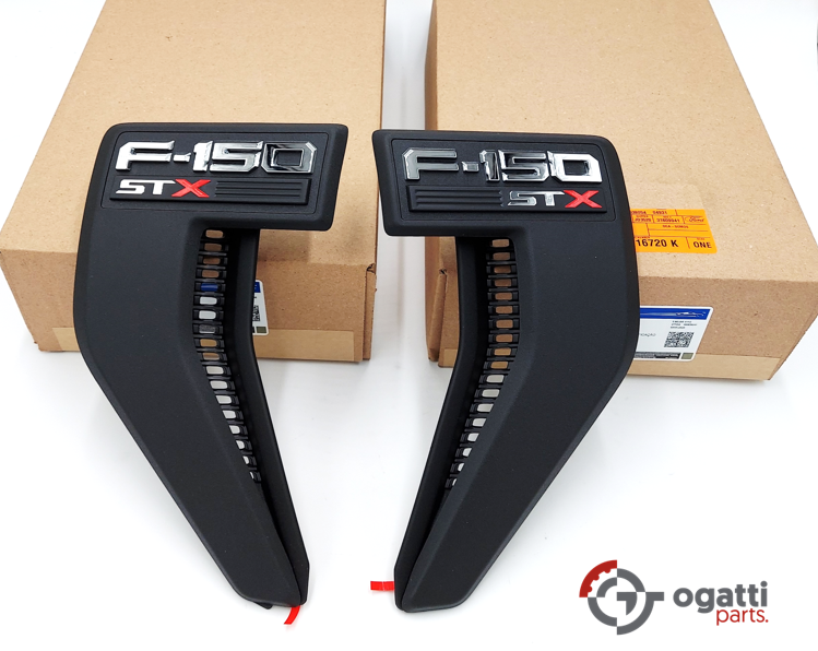Brand New OEM NAME PLATE F-150 STX Version 2021 KIT RH-LH (OG-F150-2020-2-9) - Imagen 4