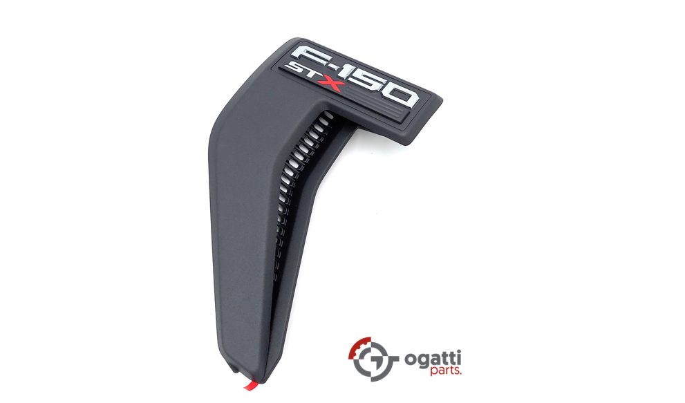 Brand New OEM Emblem fender F-150 STX Version in BLACK 2021 Driver SIDE LH ML3Z-16720-KA - Imagen 4