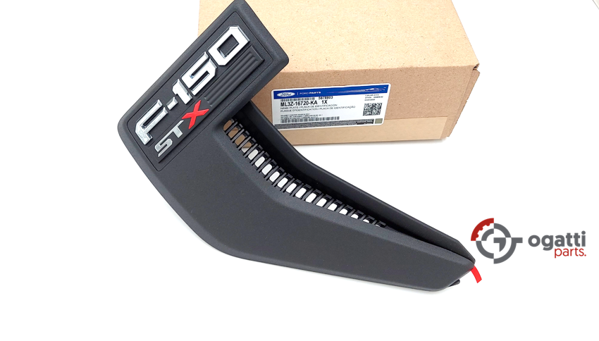 Brand New OEM Emblem fender F-150 STX Version in BLACK 2021 Driver SIDE LH ML3Z-16720-KA - Imagen 7