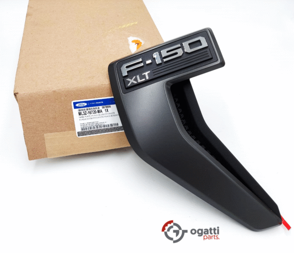 Brand New OEM Emblem fender F-150 XLT Version in BLACK 2021 DRIVER SIDE LH ML3Z-16720-MA