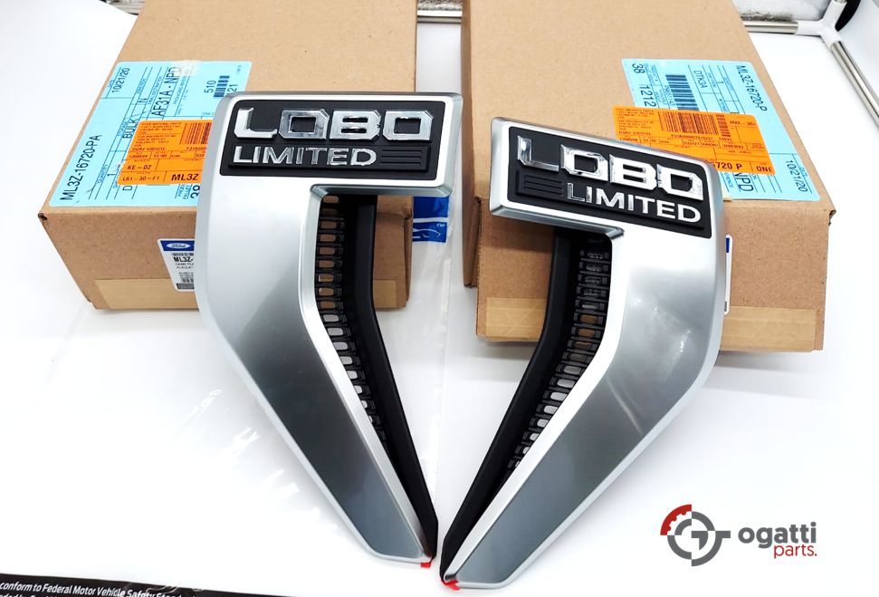 Brand New OEM NAME PLATE F-150 LOBO Limited Version 2021 KIT RH-LH (OG-F150-2020-2-14)