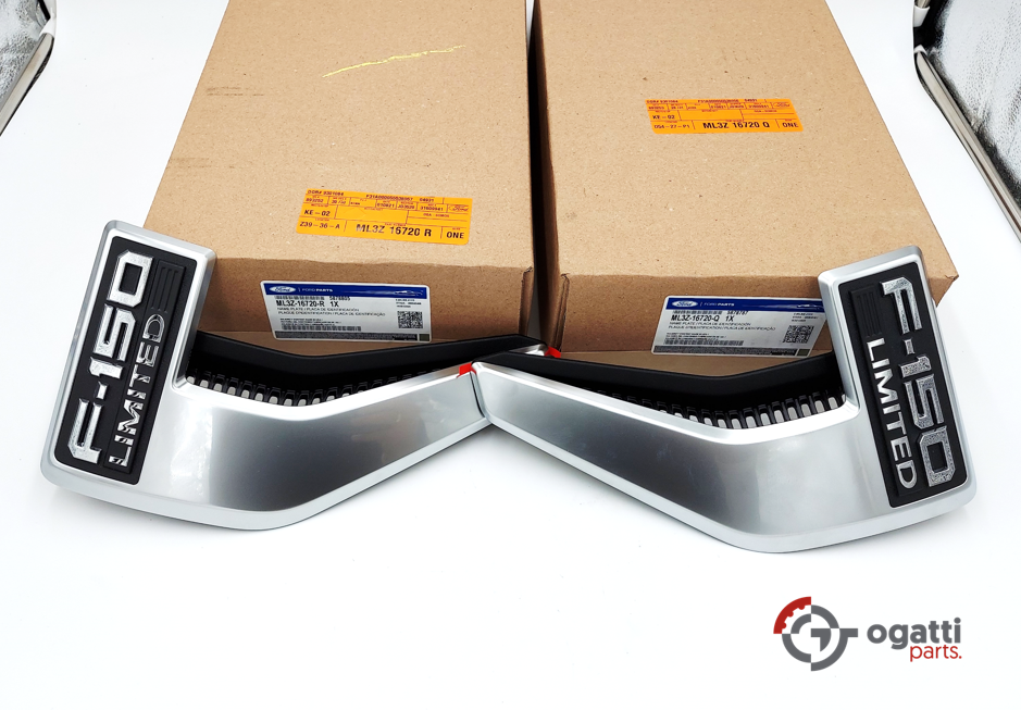 Brand New OEM NAME PLATE F-150 Limited 2021 KIT RH-LH (OG-F150-2020-2-8) - Imagen 4