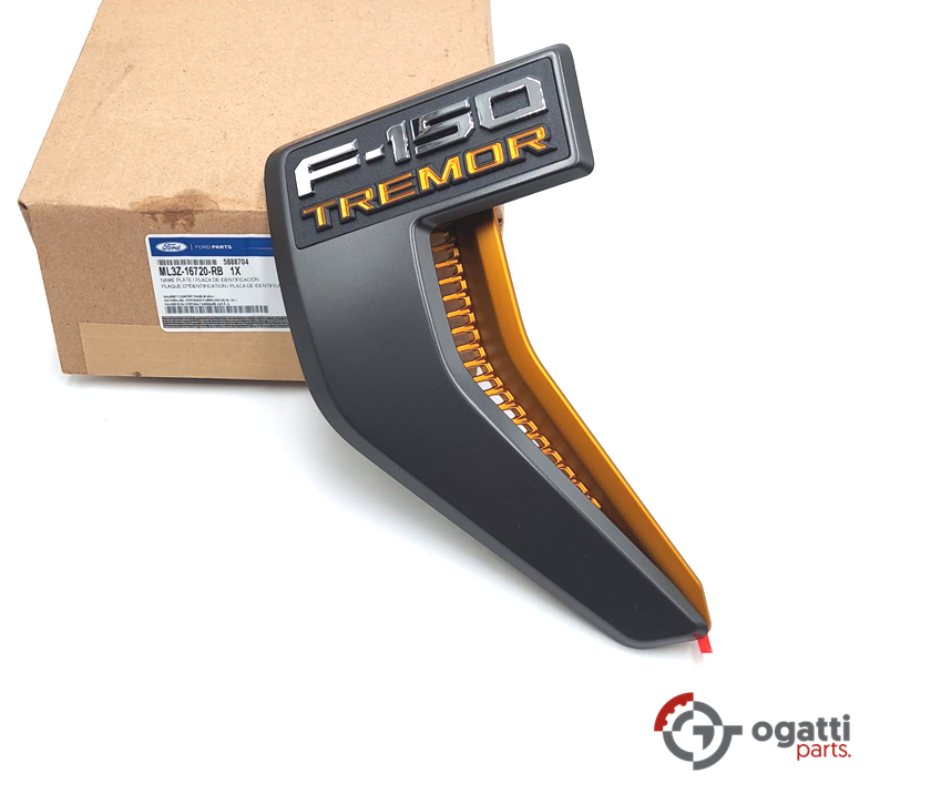 Brand New OEM Emblem fender F-150 TREMOR Version 2021 DRIVER SIDE LH ML3Z-16720-RB