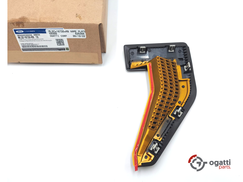 Brand New OEM Emblem fender F-150 TREMOR Version 2021 DRIVER SIDE LH ML3Z-16720-RB - Imagen 5
