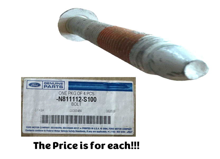 BRAND NEW OEM ONE BOLT REAR SPRING SHACKLE AND SHOCK ABSORBER F-150 |LINCOLN BLACKWOOD|EXPEDITION 1997-2003 N-811112-S100 - Imagen 3