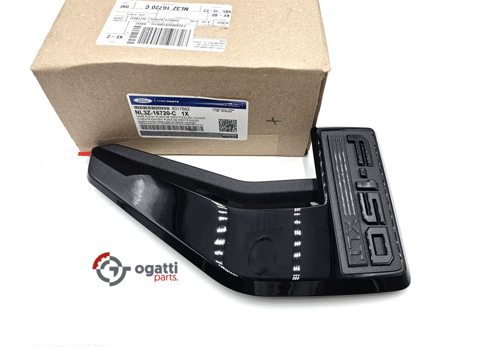 Brand New OEM Emblem fender F-150 XLT Version in BLACK 2021 Passenger SIDE RH NL3Z-16720-C - Imagen 5