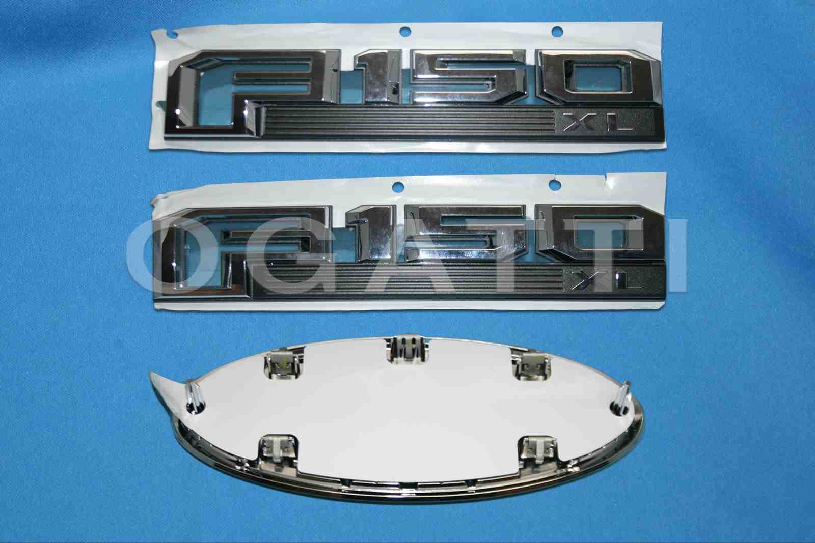 Brand New OEM NAME PLATE F-150 XL 2014-2017 KIT-3 RH-LH (OG-F150-2017-3-3) - Imagen 2