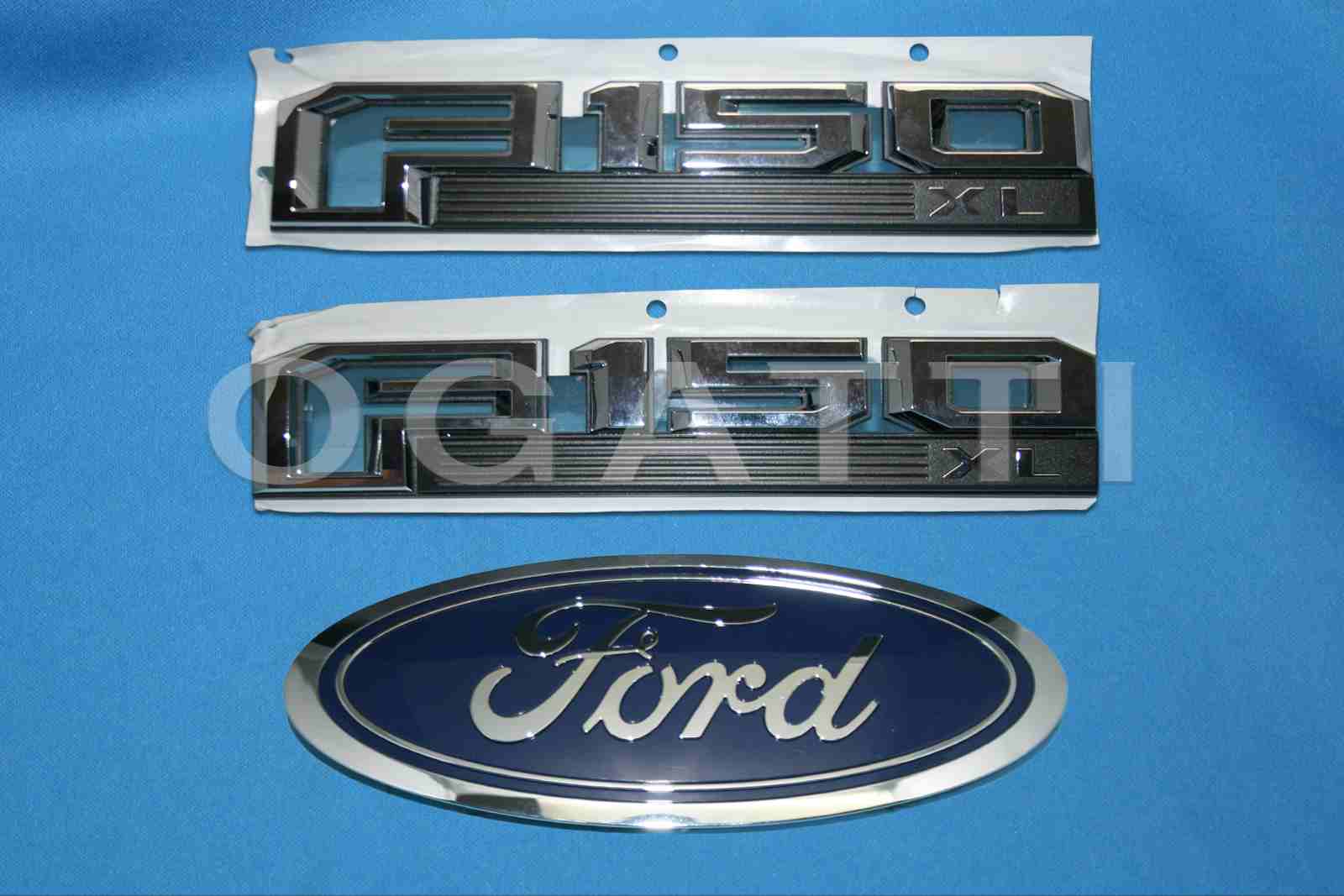 Brand New OEM NAME PLATE F-150 XL 2014-2017 KIT-3 RH-LH (OG-F150-2017-3-1) - Imagen 2
