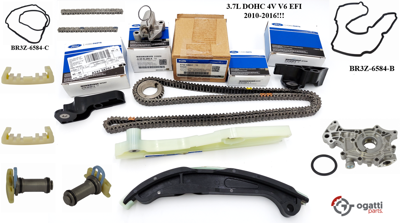 Brand New OEM Timing Chain Kit 3.7L DOHC 4V V6 EFI 2010-2016, 17 Pieces, Engine Repair Kit (OG-60-3.7L-17-1) - Imagen 4