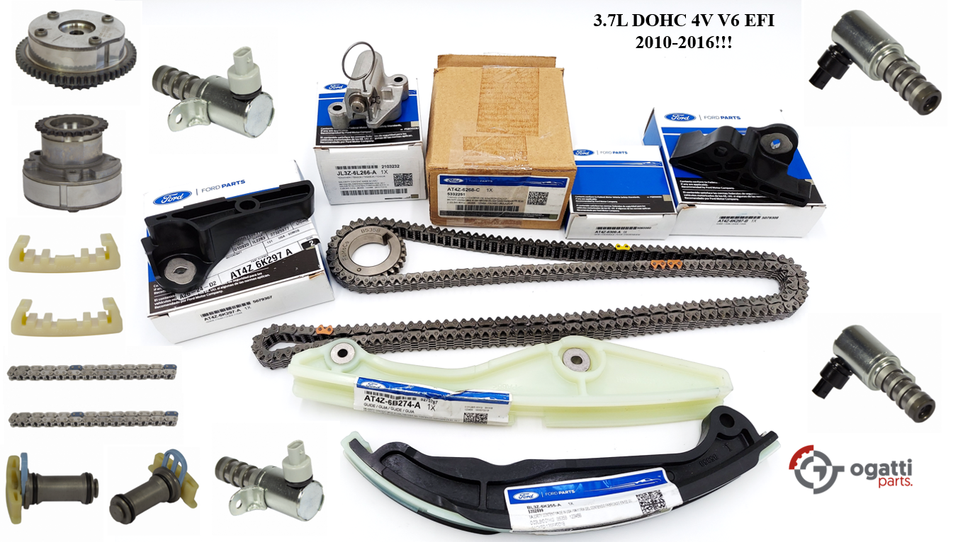 Brand New OEM Timing Chain Kit 3.7L DOHC 4V V6 EFI 2010-2016, 19 Pieces, Engine Repair Kit (OG-60-3.7L-19-1) - Imagen 3