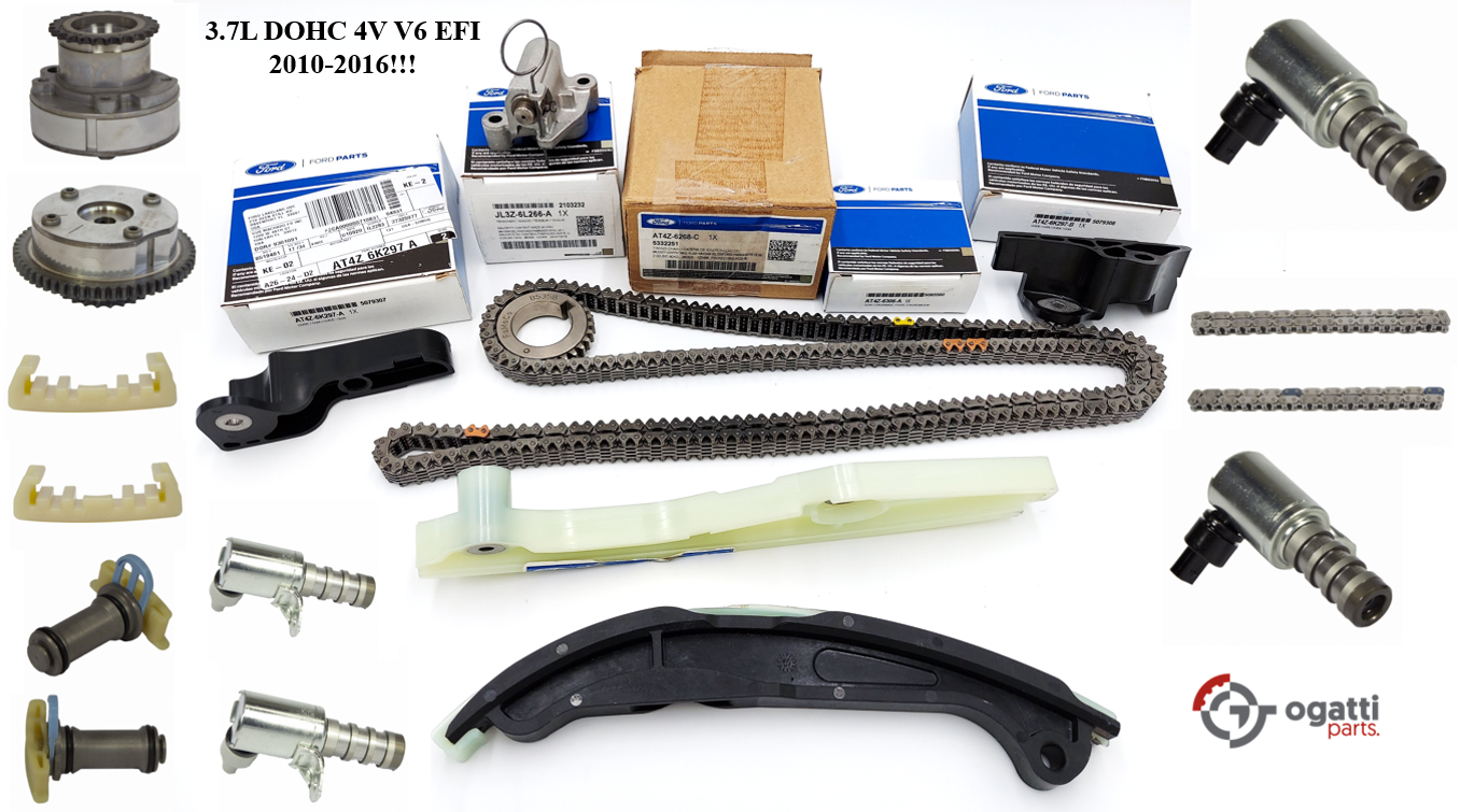 Brand New OEM Timing Chain Kit 3.7L DOHC 4V V6 EFI 2010-2016, 19 Pieces, Engine Repair Kit (OG-60-3.7L-19-1)