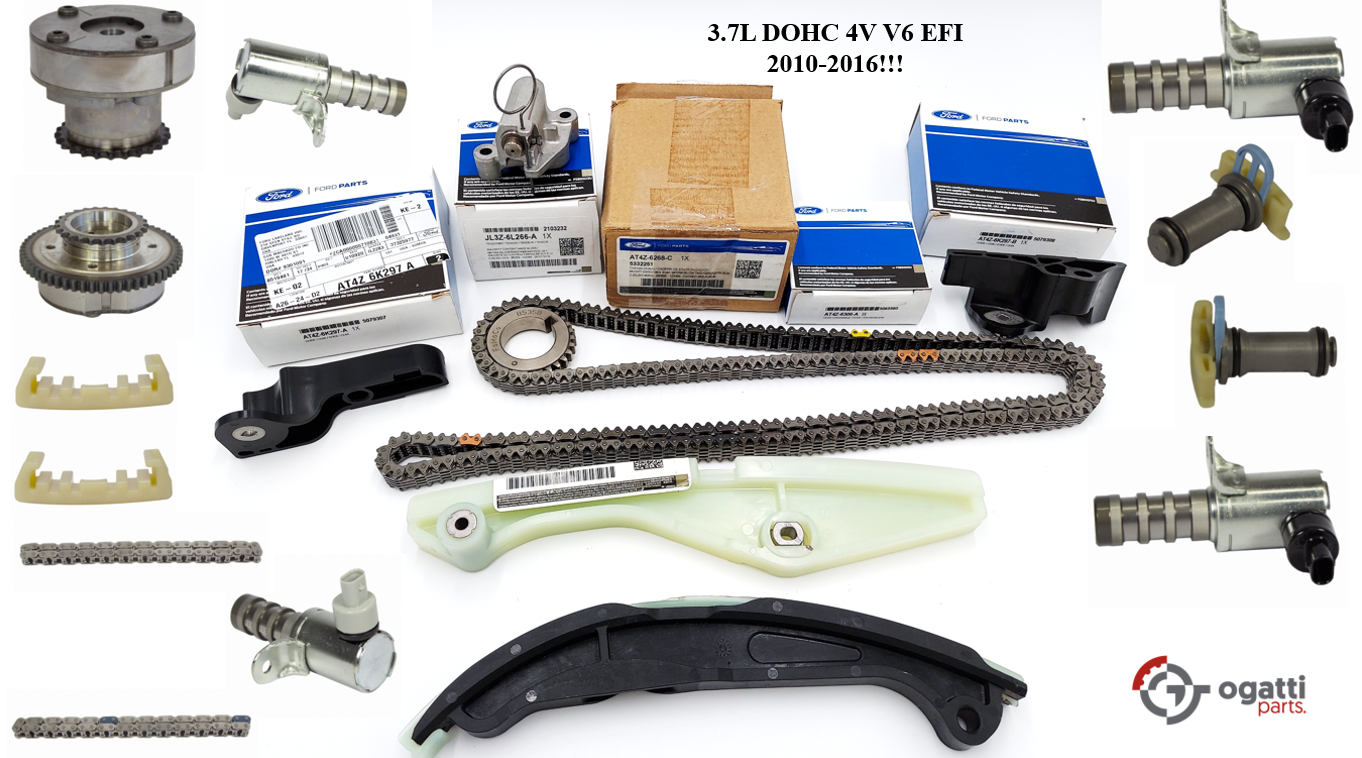 Brand New OEM Timing Chain Kit 3.7L DOHC 4V V6 EFI 2010-2016, 19 Pieces, Engine Repair Kit (OG-60-3.7L-19-1) - Imagen 5