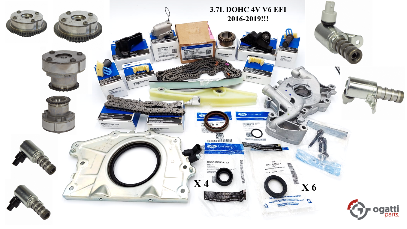 Brand New OEM Timing Chain Kit 3.7L DOHC 4V V6 EFI, 35 Pieces, Engine Repair Kit (OG-60-3.7L-35-1) - Imagen 2