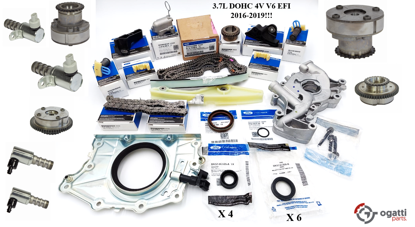 Brand New OEM Timing Chain Kit 3.7L DOHC 4V V6 EFI 2016-2019, 35 Pieces, Engine Repair Kit (OG-60-3.7L-35-2) - Imagen 4