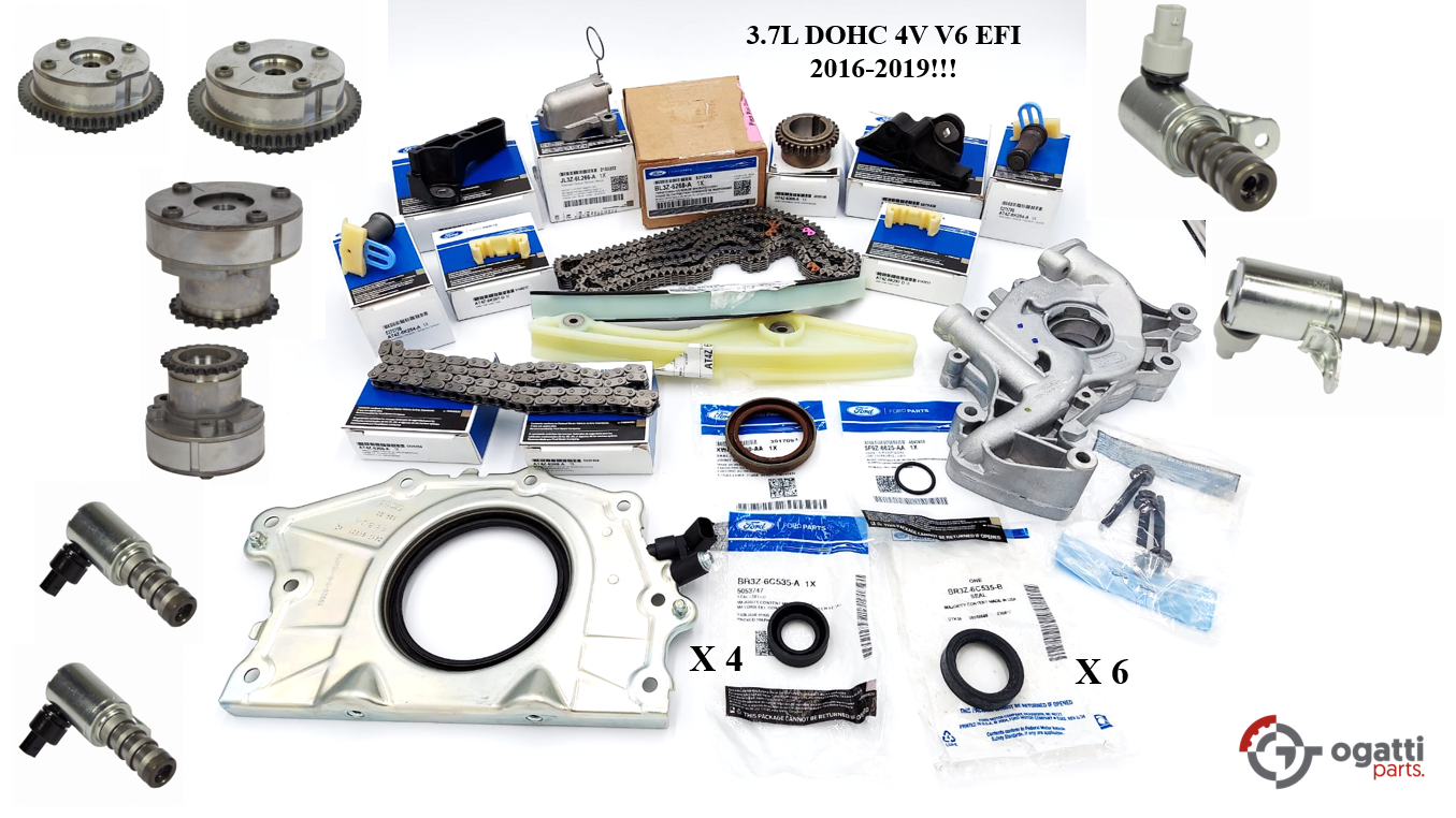 Brand New OEM Timing Chain Kit 3.7L DOHC 4V V6 EFI 2016-2019, 35 Pieces, Engine Repair Kit (OG-60-3.7L-35-2) - Imagen 5