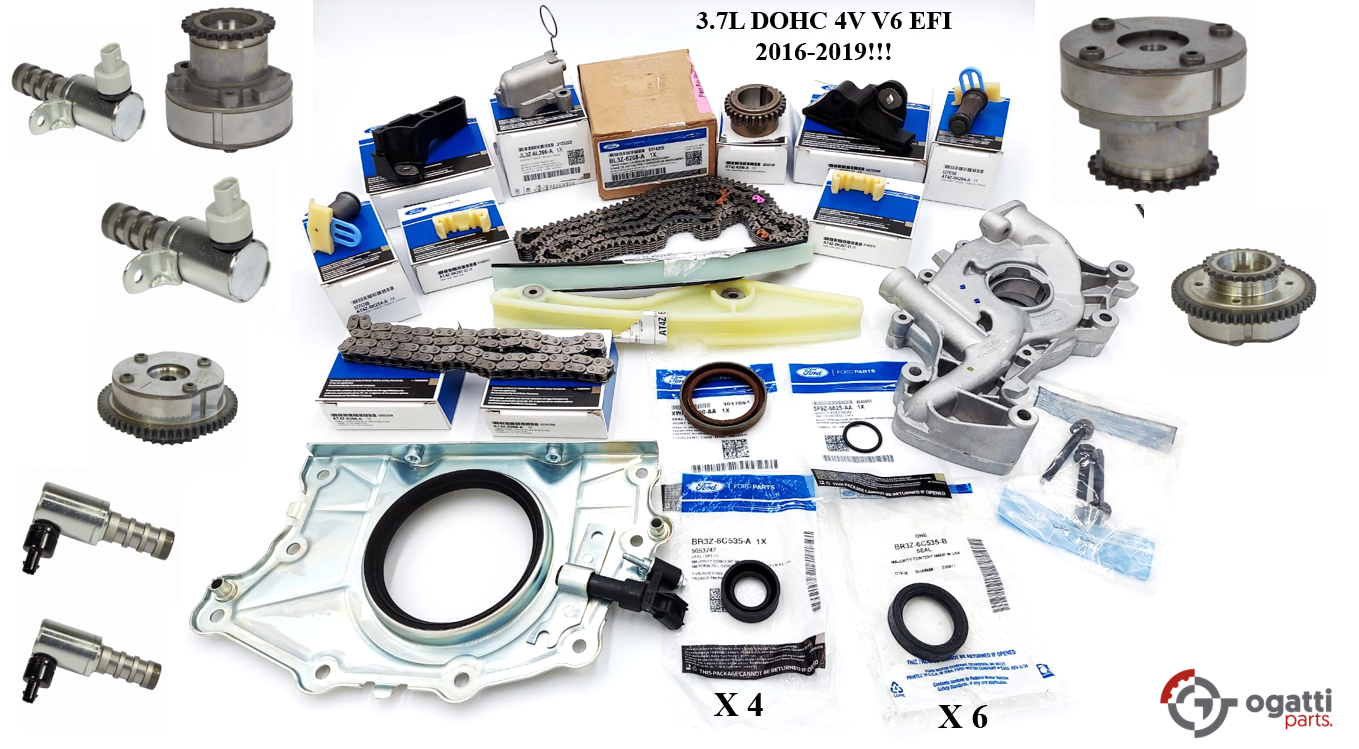 Brand New OEM Timing Chain Kit 3.7L DOHC 4V V6 EFI, 35 Pieces, Engine Repair Kit (OG-60-3.7L-35-1)
