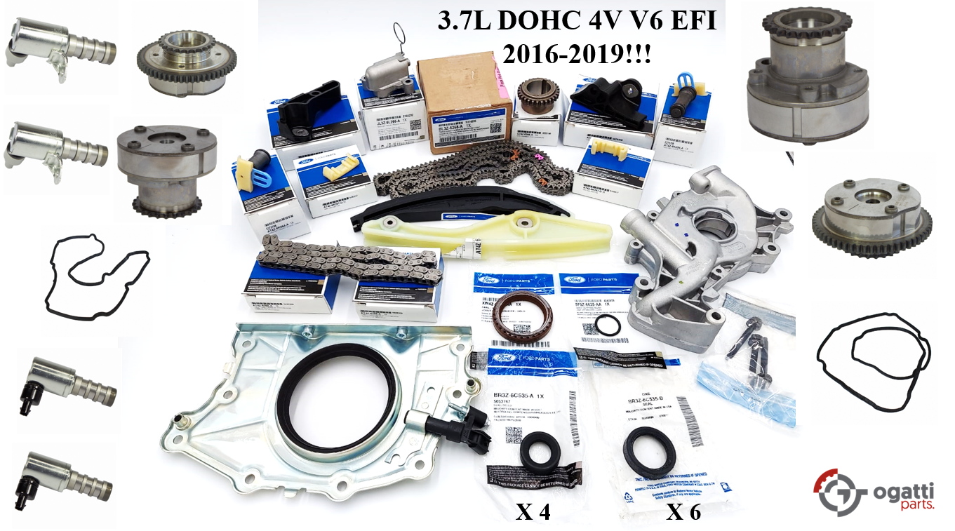 Brand New OEM Timing Chain Kit 3.7L DOHC 4V V6 EFI 2016-2019, 37 Pieces, Engine Repair Kit (OG-60-3.7L-37-2) - Imagen 2