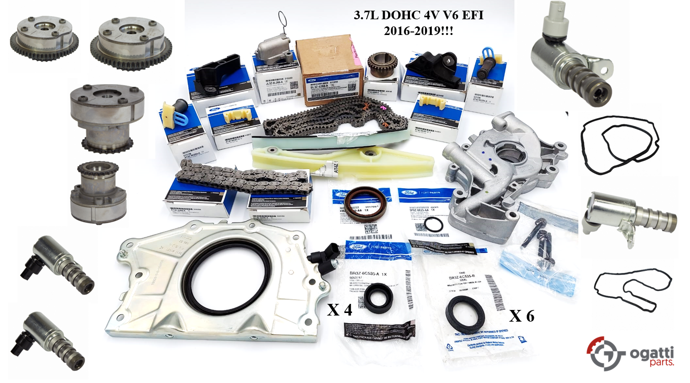 Brand New OEM Timing Chain Kit 3.7L DOHC 4V V6 EFI 2016-2019, 37 Pieces, Engine Repair Kit (OG-60-3.7L-37-2) - Imagen 5