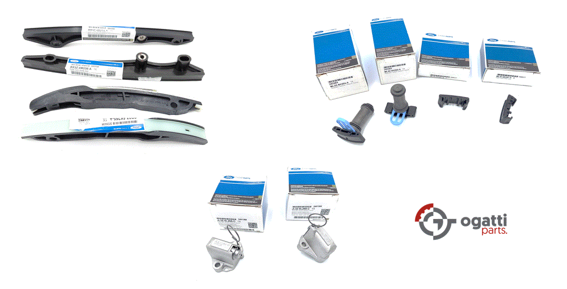 Brand New OEM Timing Chain Kit 5.0L 32V DOHC, 2017-2020 10 Pieces, Engine Repair Kit (OG-60-5.0L-10-1) - Imagen 3