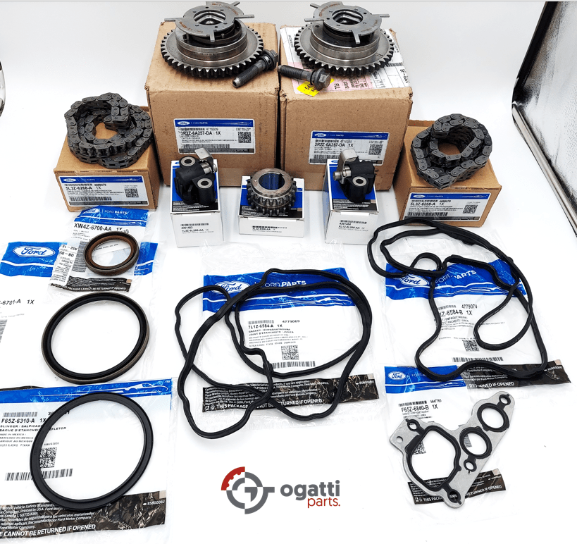 Brand New OEM Timing Chain Guides 5.4L V8, 13 Pieces, Engine Repair Kit Explorer|F-150|Expedition|F-250-350 2004-2010 (OG-60-5.4L-13-2) - Imagen 3