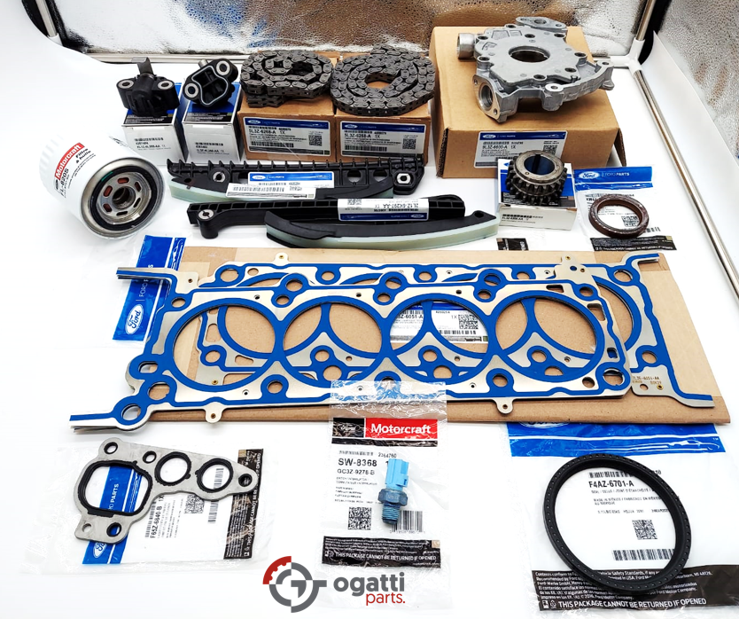 Brand New OEM Timing Chain Guides 5.4L V8, 17-3 Pieces, Engine Repair Kit Explorer|F-150|Expedition|F-250-350 2004-2010 (OG-60-5.4L-17-3) - Imagen 4