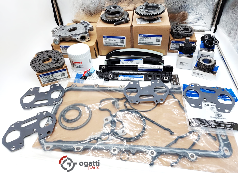 Brand New OEM Timing Chain Guides 5.4L V8, 19-2 Pieces, Engine Repair Kit F-250-350 2004-2010 (OG-60-5.4L-19-2)