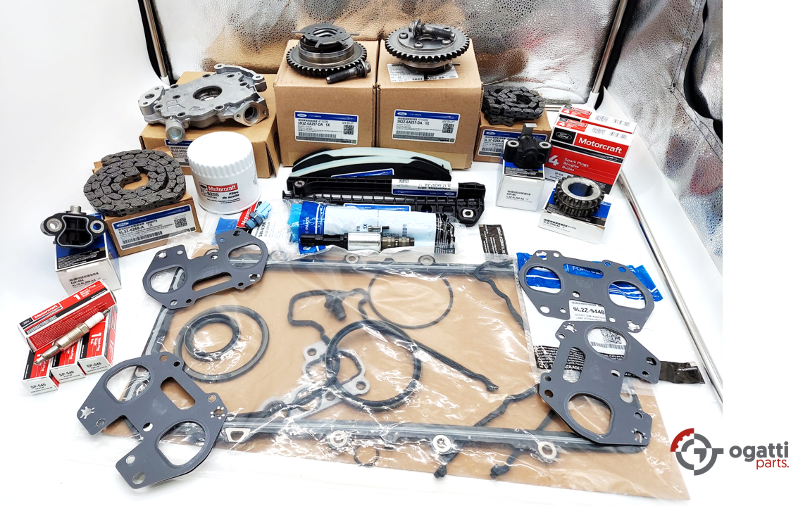 Brand New OEM Timing Chain Guides 5.4L SOHC V8, 24V OHV 29 Pieces, |Explorer|F-150|Expedition|F-250-350 2004-2010 OG-60-5.4L-29-1 - Imagen 3